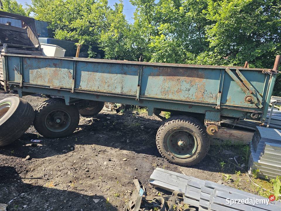 Przyczepa dwuosiowa ciągnikowa rolnicza