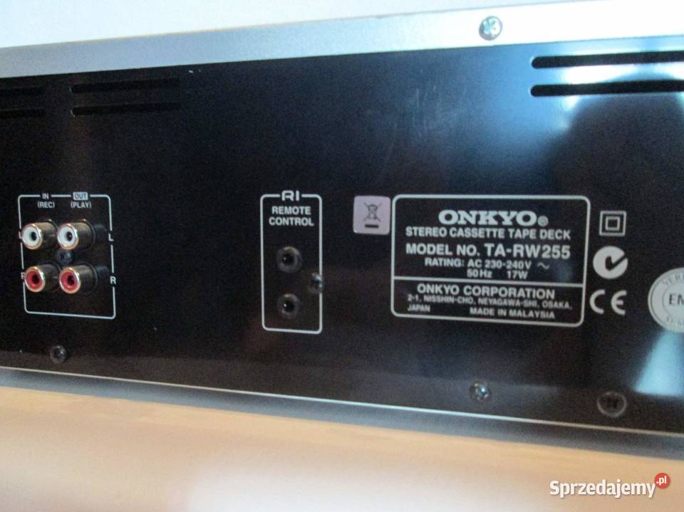 Deck ONKYO TARW255 dwukasetowy Warszawa