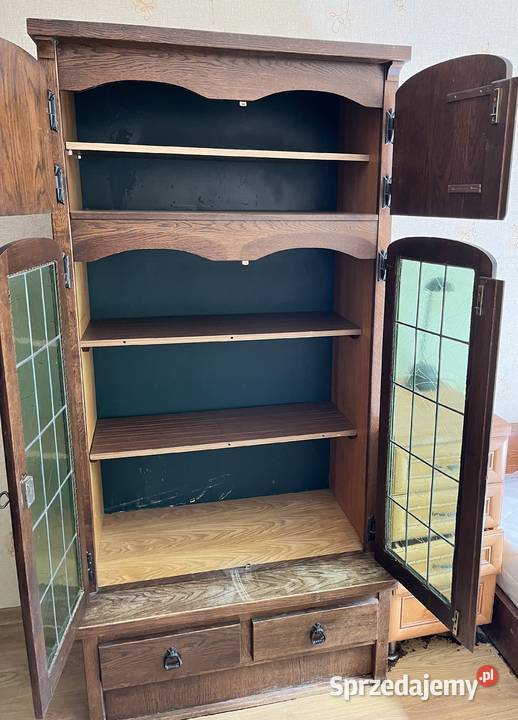 Meble dębowe zestaw dwie sztuki Namysłów