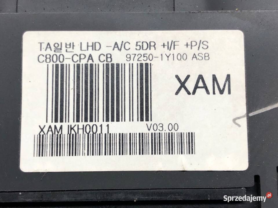 PANEL STEROWANIA NAWIEWU KIA PICANTO II podkarpackie