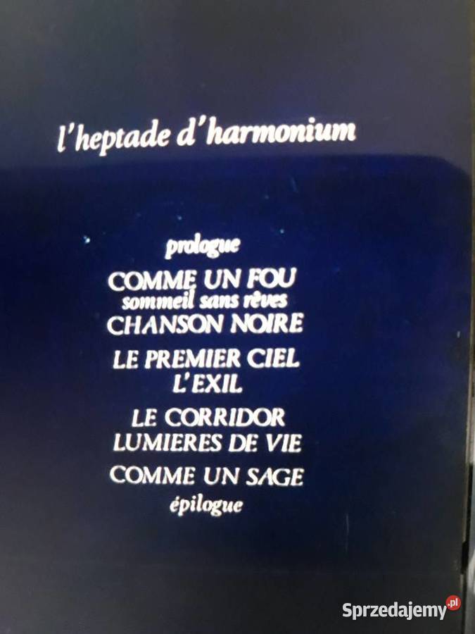 Archiwum prog rocka HARMONIUM Lheptade 1976 Rzeszów