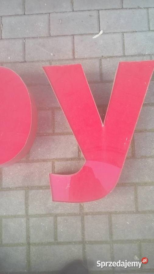 Szyld podświetlany LAMPY litery przestrzenne Warszawa sprzedam