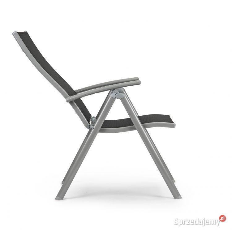 Krzesło ogrodowe składane metalowe regulacja Meble ogrodowe Bielsk Podlaski sprzedam