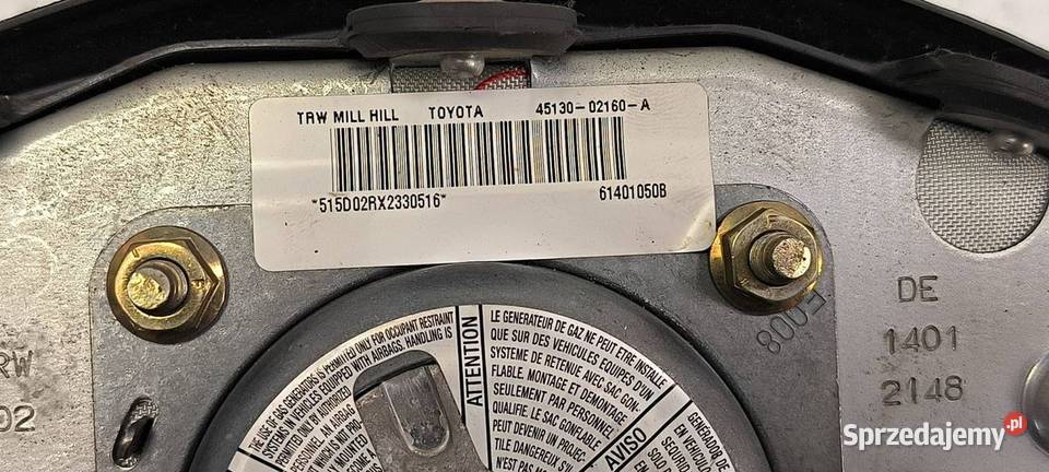 PODUSZKA AIRBAG TOYOTA COROLLA E12 4513002160A Lipno sprzedam