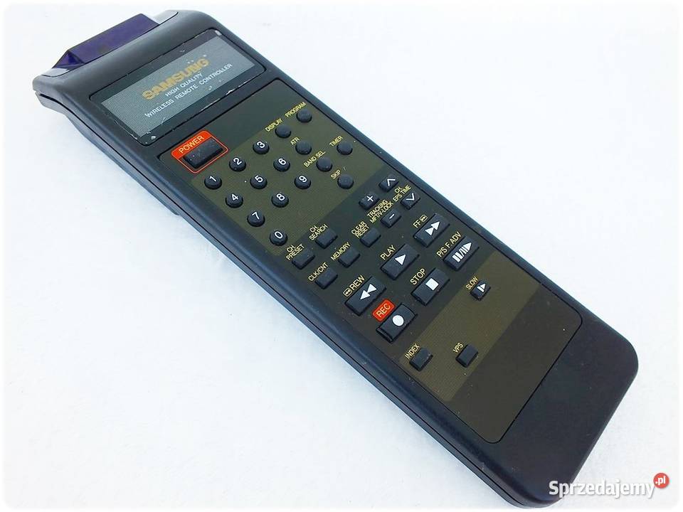 Pilot SAMSUNG do magnetowidów VCR VHS ORYGINAŁ Żary