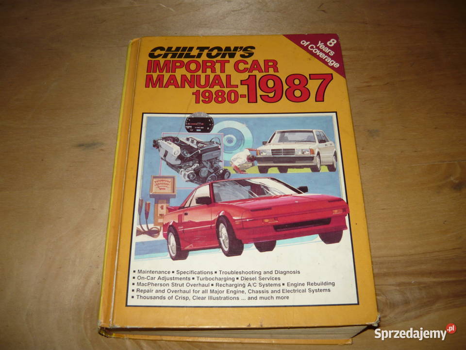 Catalog Chiltons import car manual 1980-1987