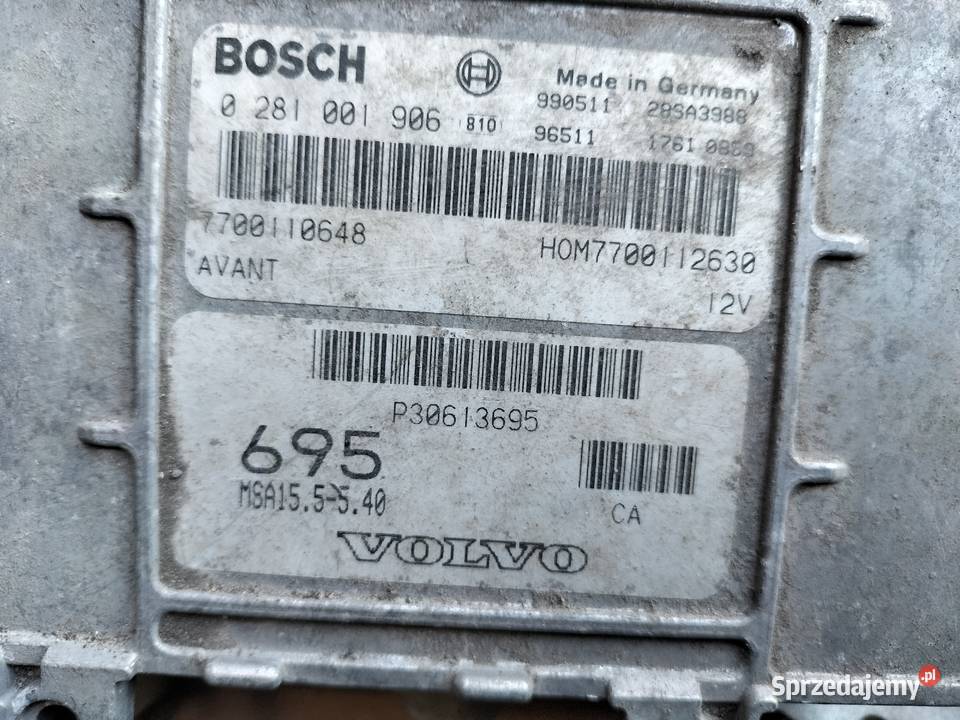 Volvo V40 S40 0281001906 7700110648 MODUŁ Kamień-Kolonia