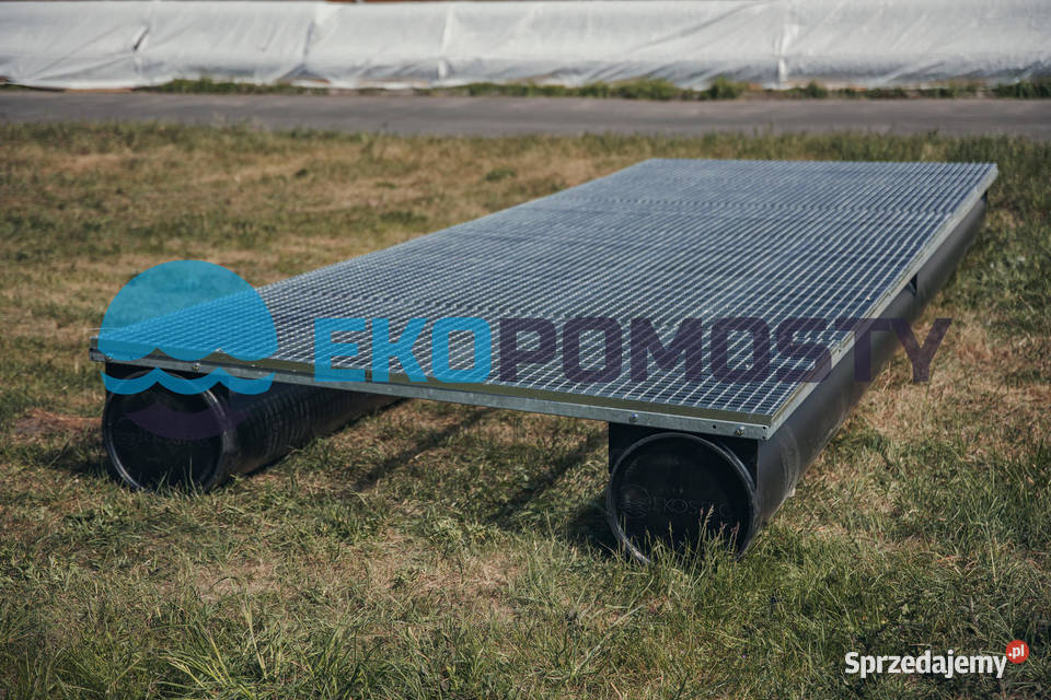 Pomost pływający platforma pływająca ponton 6x2m lubuskie sprzedam
