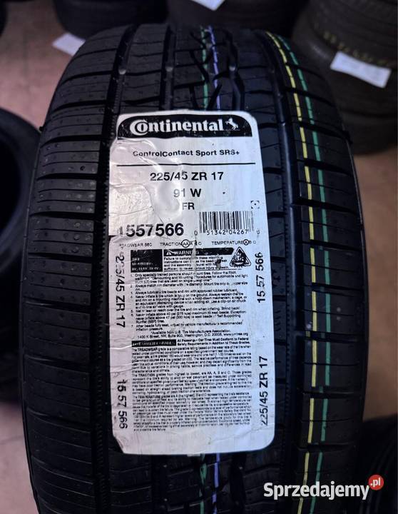 Continental nowe opony całoroczne 22545 R17 mazowieckie Warszawa