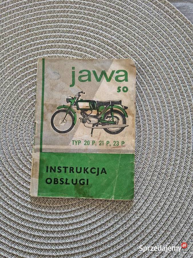 Instrukcja obsługi Jawa Mustang kaczka Rzeszów