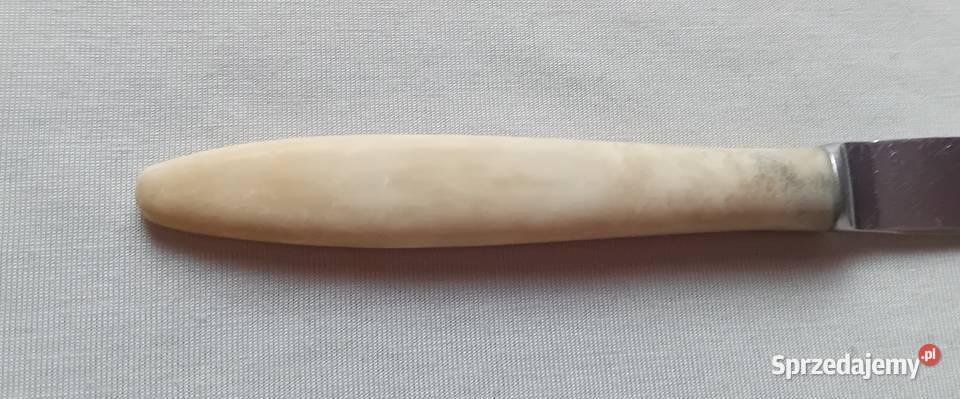 Nóż stołowy ze stali nierdzewnej z ebonitową Koźminek