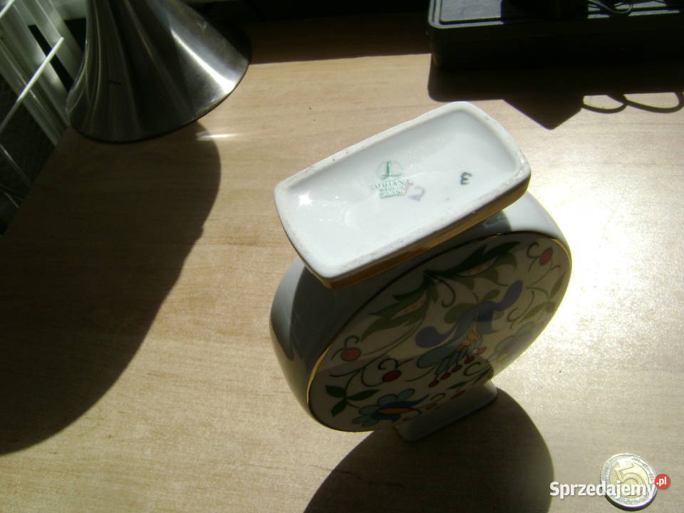 Starocie z PRL Porcelana Lubjana Wazon kaszubski Gdynia sprzedam
