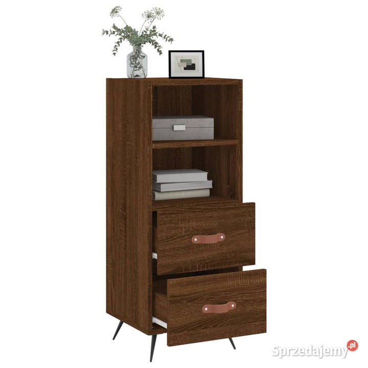 Szafka brązowy dąb 345x34x90 materiał Warszawa sprzedam