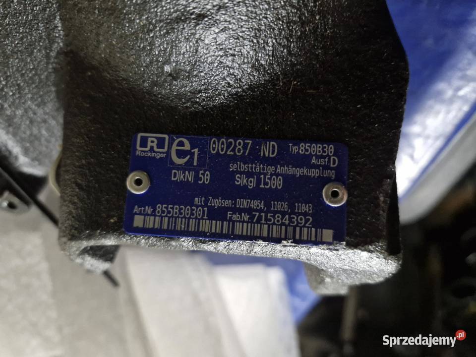 Zaczep sprzęg automatyczny Rockinger dolnośląskie Strzelin