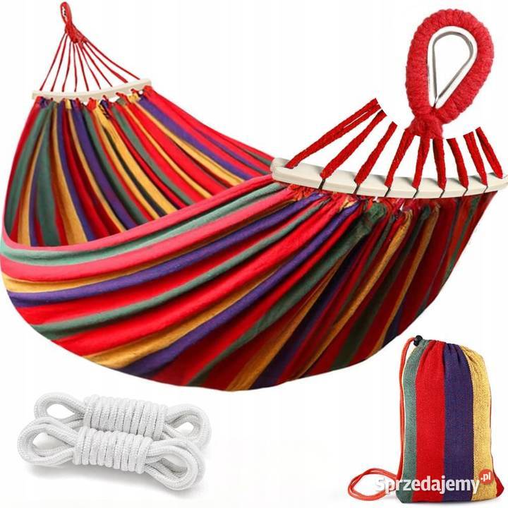 DUŻY HAMAK XXL z DRĄŻKIEM MOCNY Dwuosobowy Warszawa sprzedam