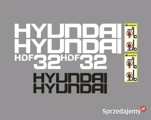Naklejki oklejenie HYUNDAI HDF 32 Zamiennik Janików