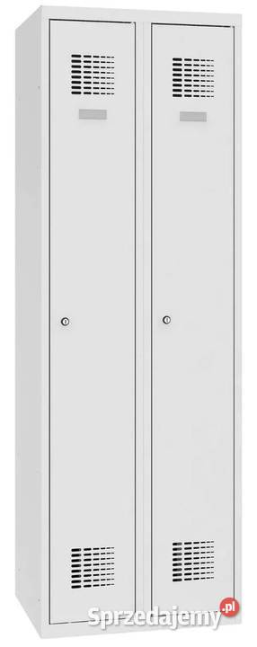 Nowe szafki BHP podwójne 600x500x1800 z komorą