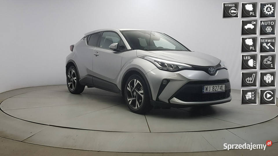 Toyota CHR 18 GPF Hybrid Style Z polskiego kamera cofania Warszawa