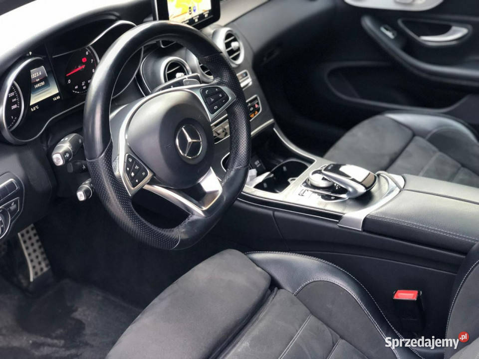 Mercedes C 200 Polski Salon bezwypadkowy W205 benzyna Mercedes-Benz pomorskie Banino