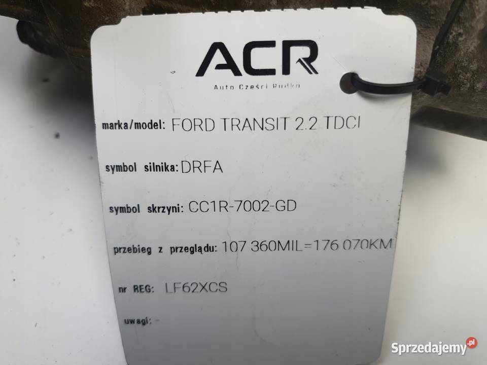 Ford Transit VII MK7 22 TDCI SPRĘŻARKA lubelskie Janów