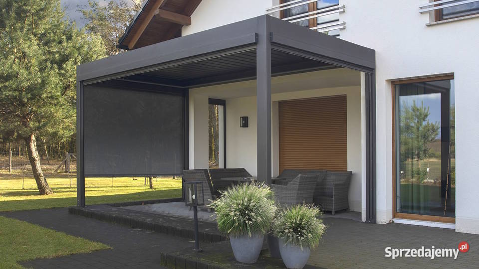 Pergola aluminiowa z automatycznym dachem Mława
