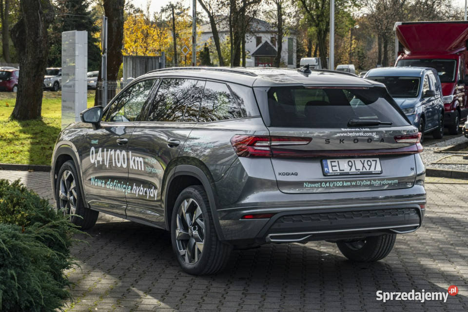 koda Kodiaq Sportline 15 TSI iV Plugin 204 DSG nieuszkodzony Łódź