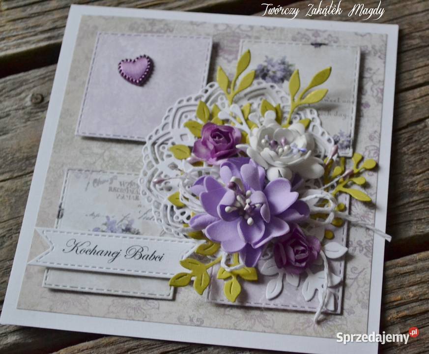 Kartka Babci ręcznie robiona Słupsk