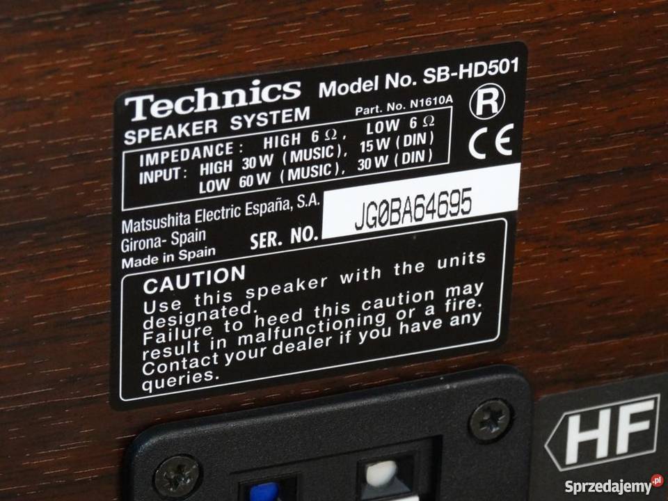 Monitory Technics SBHD501 śliczne i sprawne Jasło sprzedam