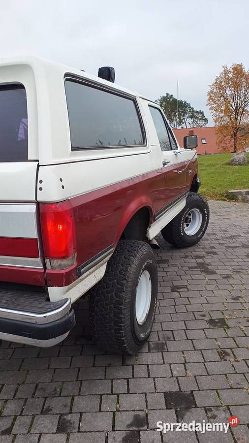 Ford Bronco xlt fullsize 4x4 benzyna Bronco kujawsko-pomorskie Wąbrzeźno