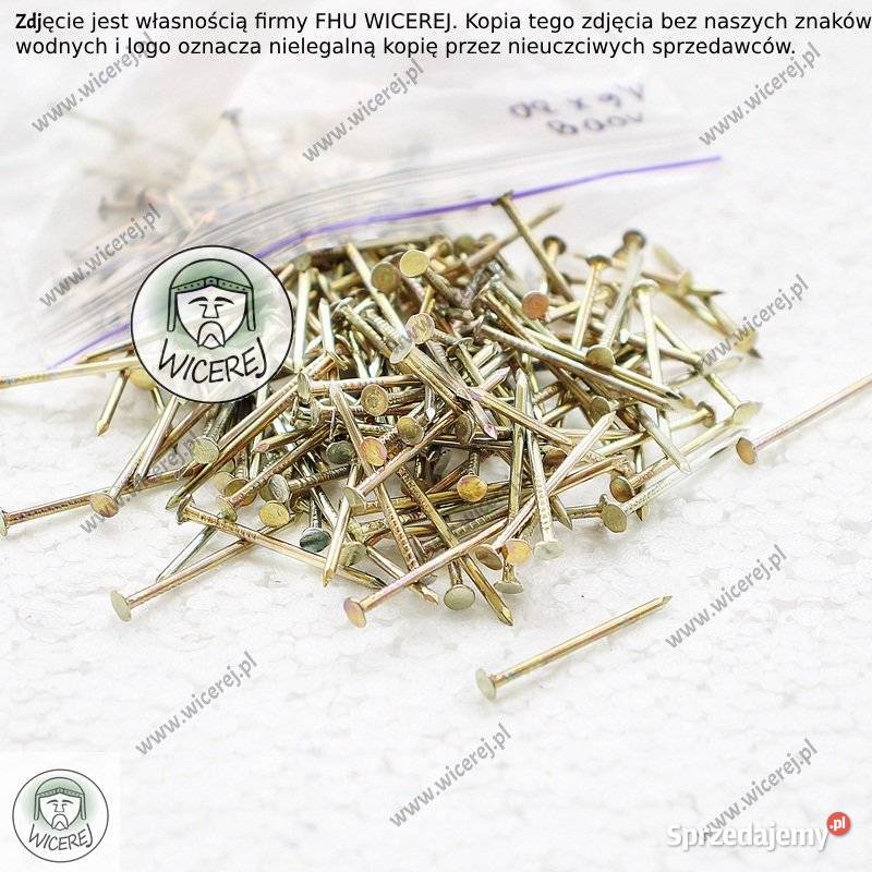 Gwoździe do zbijania ramek 16 x 30mm 100g stal Pszczelarstwo podkarpackie Jaśliska