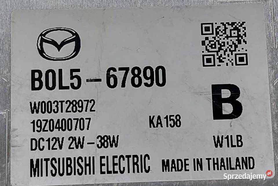 PRZETWORNICA MODUŁ LAMPY MAZDA 3 2019R BOL567890 dolnośląskie