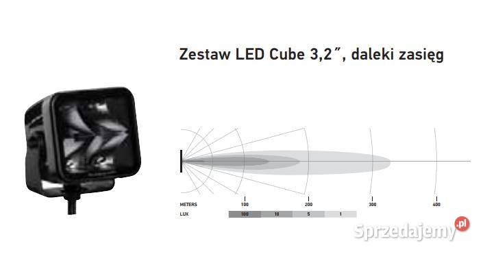 Zestaw Reflektorów LED HELLA BLACK MAGIC CUBE 32 Pasłęk