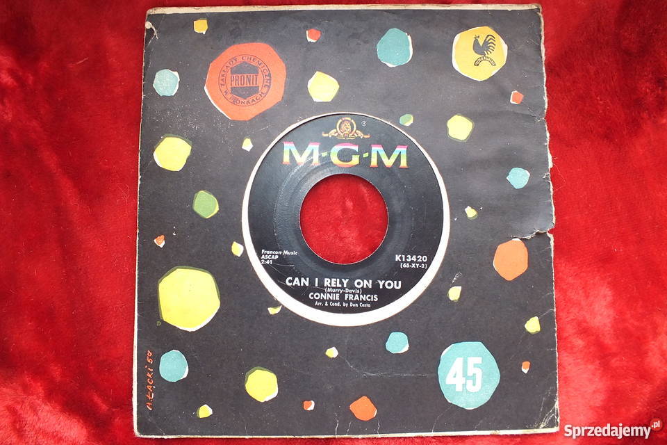 Płyta winylowa szelakowa Connie Francis Mega 1 płyta Żary