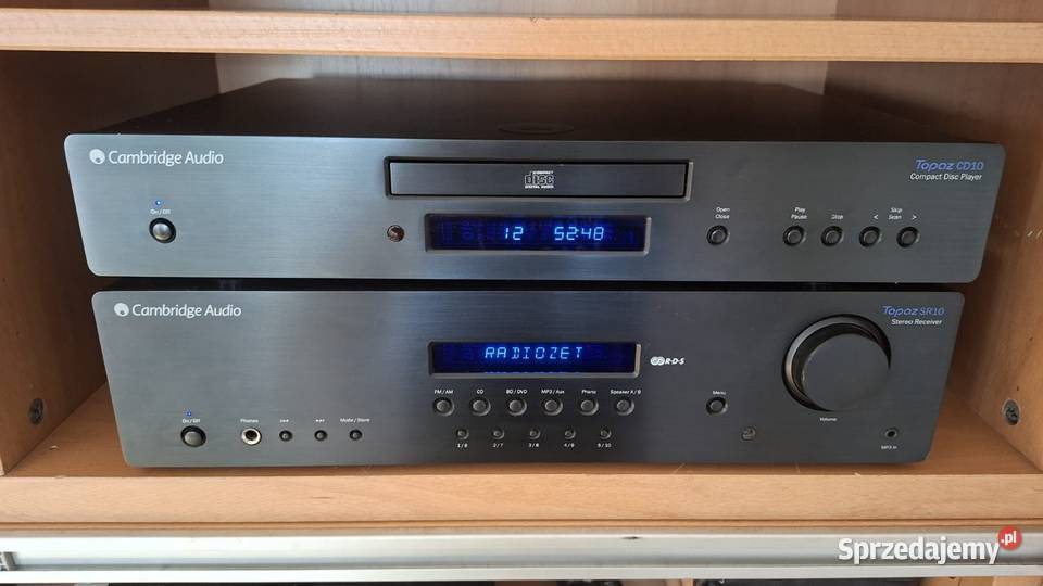 Amolituner Topaz SR10 CD player Topaz CD10 Wieże i miniwieże Kraków