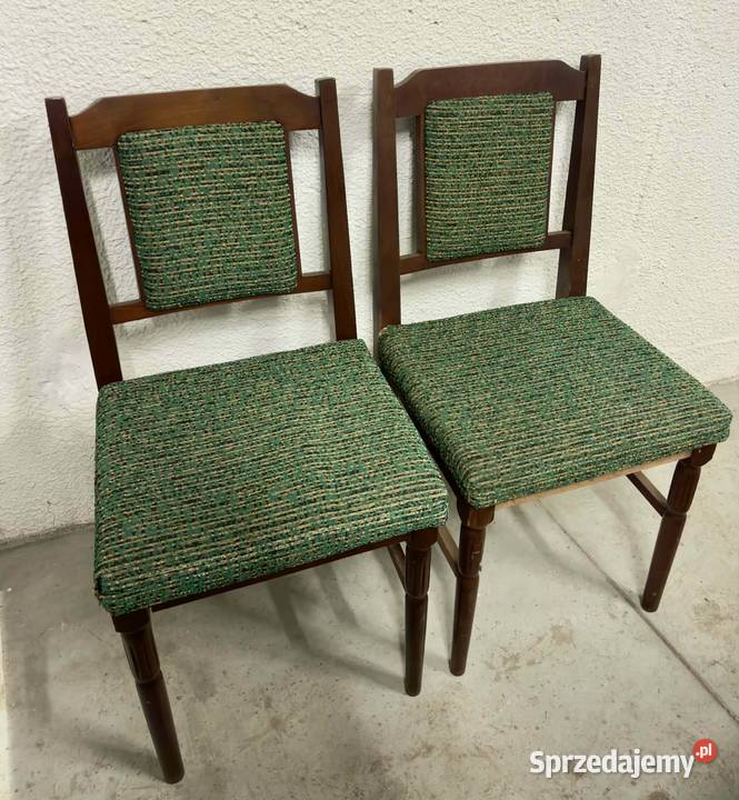 Zestaw 6 krzeseł Vintage PRL Lata 70 Unikatowy Olsztyn