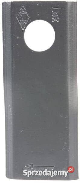Nożyk kosiarki rotacyjnej prawy 107x45x4 mm Kamionna
