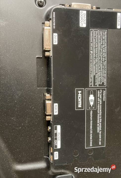 Monitor przemysłowy Samsung 32 cale FullHD Samsung Monitory i projektory Olsztyn