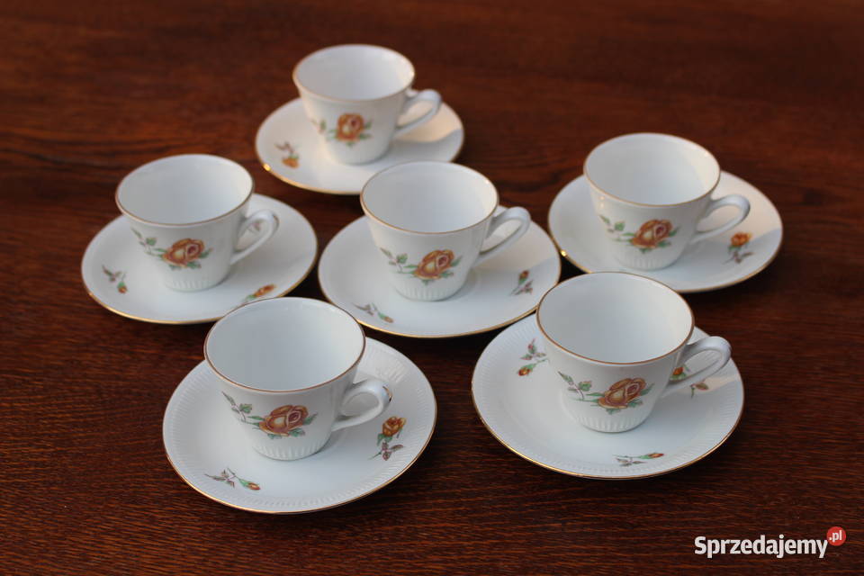 fliżanki do espresso kpl6 Porcelana i szkło Kalisz sprzedam