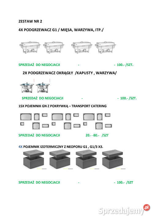 KONTENER GASTRONOMICZNY NA MB 308 DO Bytom sprzedam