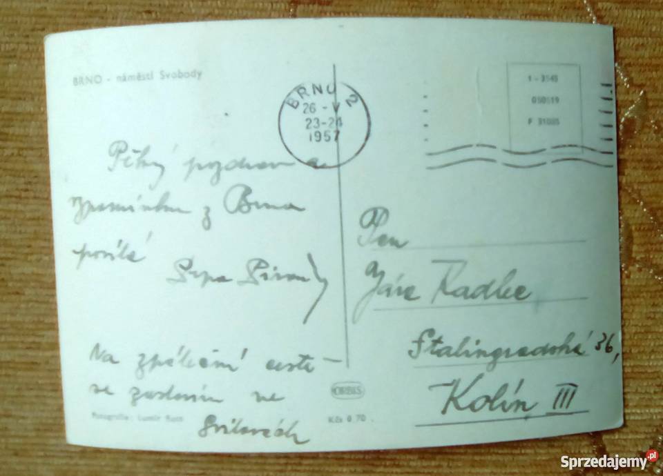 BRNO MIASTO NA MORAWACH Piszczac