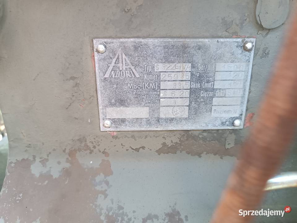 Agregat Prądotwórczy 16kW z Silnikiem Andoria pomorskie Kiełpino