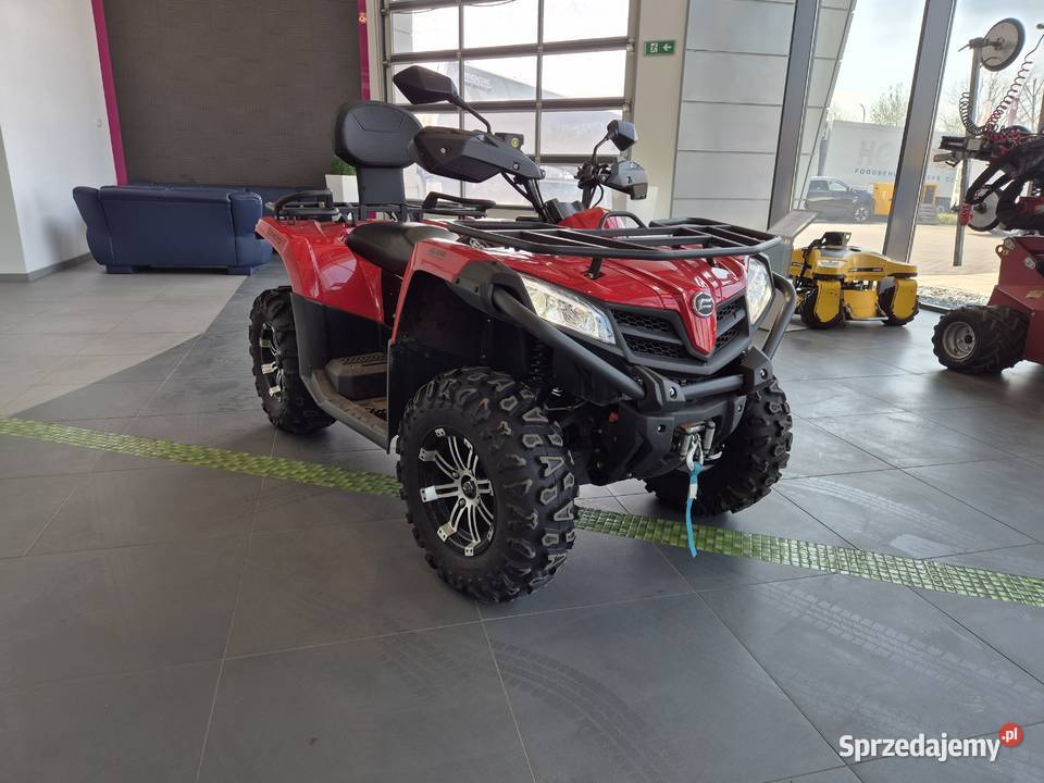 Quad z pługiem i wciągarką CFMoto CForce NOWY śląskie Łaziska Górne sprzedam