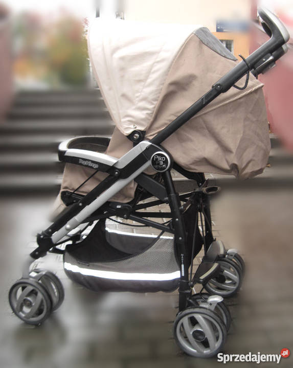 Wózek PegPerego Plico P3 zestaw 4 w 1 łódzkie Łódź