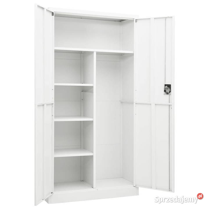 Szafa zamykana na klucz biała 90x40x180 stalowa Warszawa