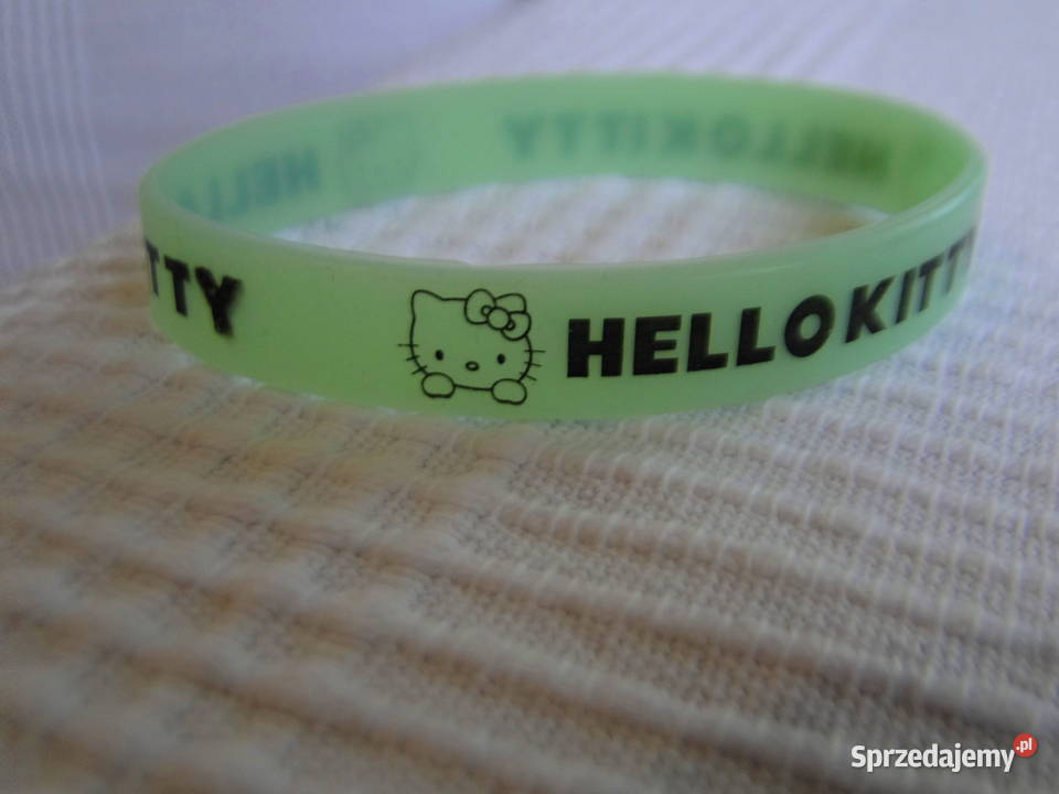 Oryginalna Hello Kitty bransoletka silikon Nowa sprzedam