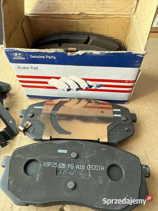 Oryginalne przednie klocki hamulcowe HyundaiKia Oborniki