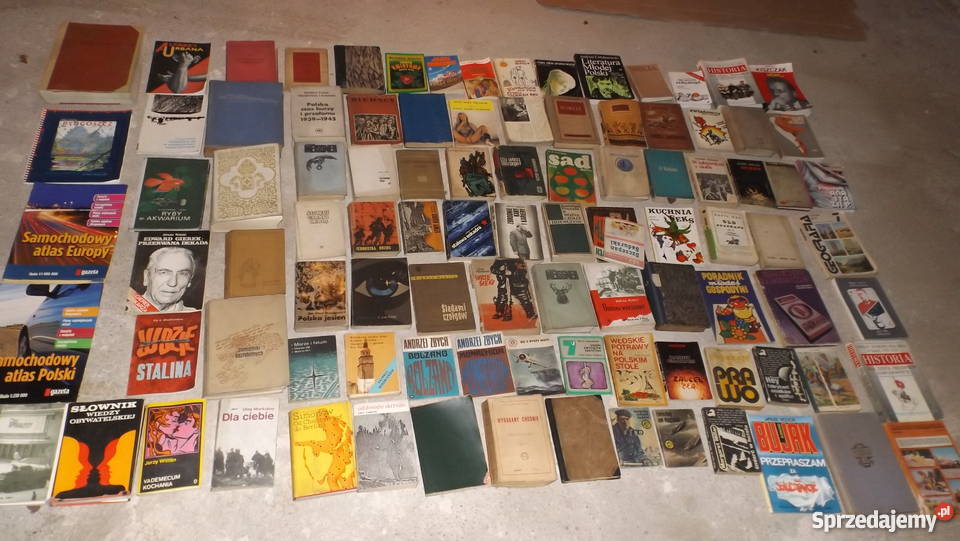 Stare książki zestaw 100
