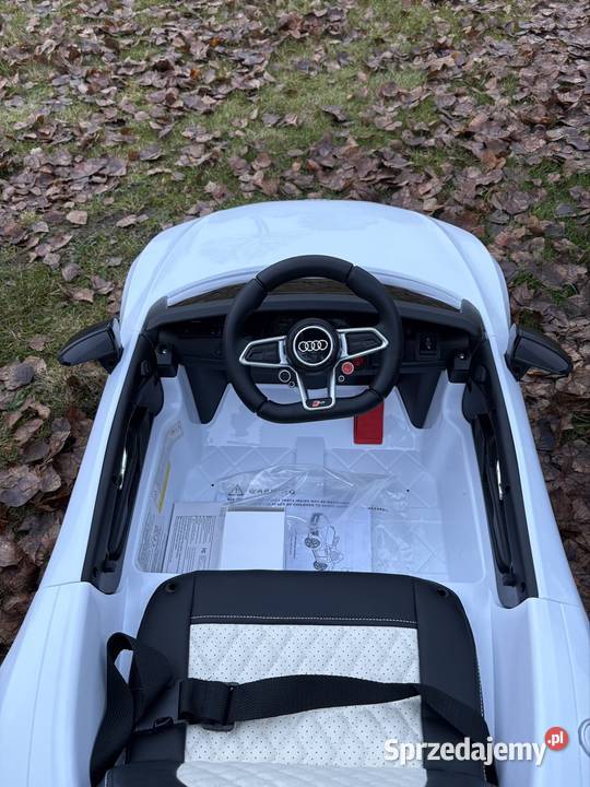 Samochód na akumulator Audi R8 LIFT biały autko Mielec