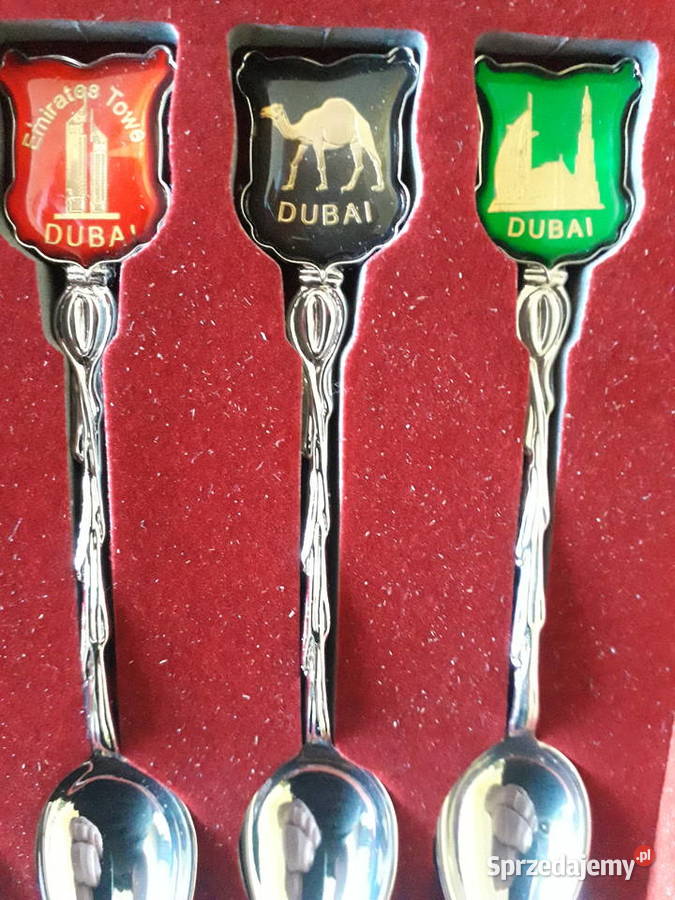 Piękne łyżeczki z Dubaju wielokolorowy Kraków