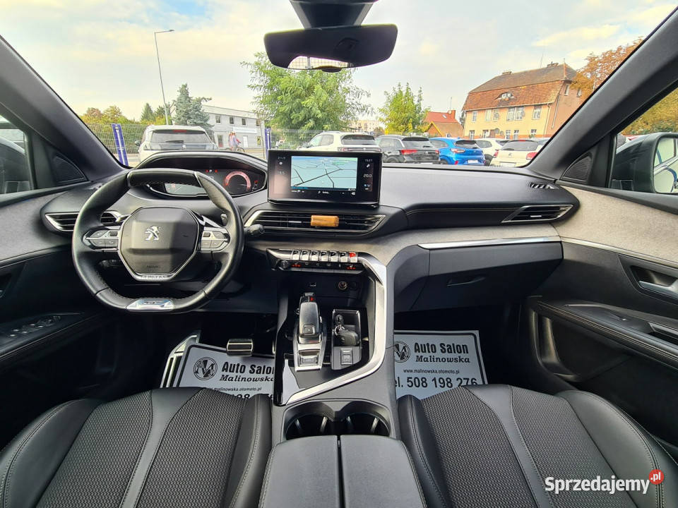 Peugeot 5008 GT 7Osób Navi Kamera Full Led czarny wielkopolskie Wągrowiec